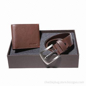 Wallet set with belt